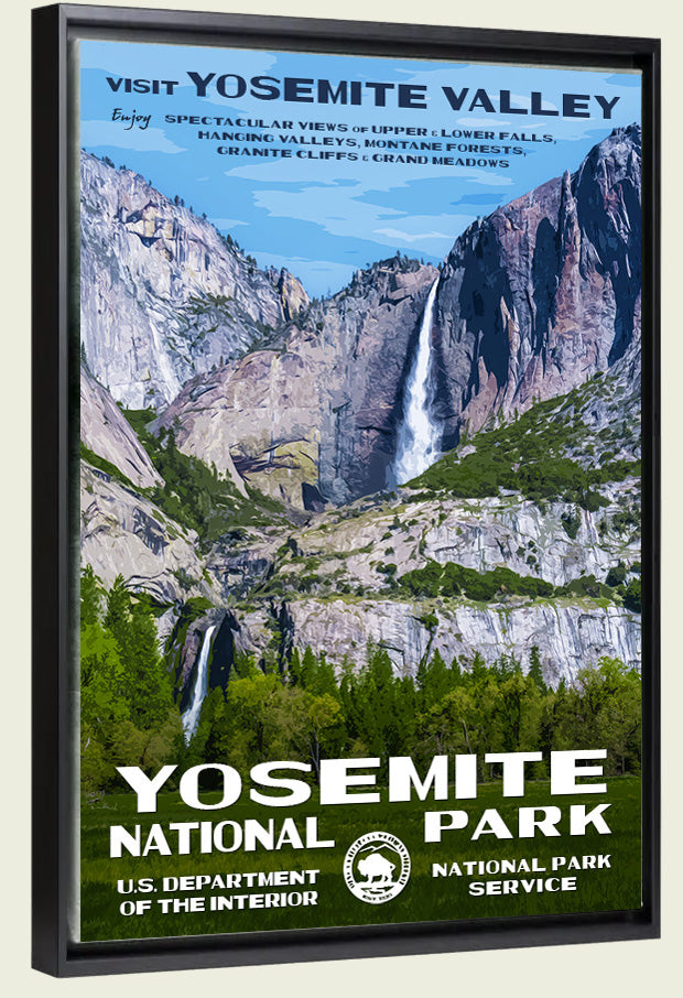 Yosemite National Park - Yosemite Falls - Canvas Print