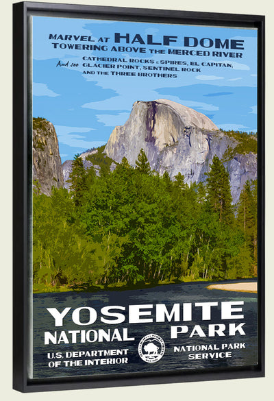 Yosemite National Park - Half Dome - Canvas Print