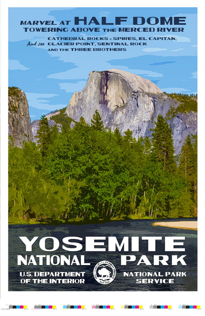 Yosemite National Park - Half Dome - Artist Proof