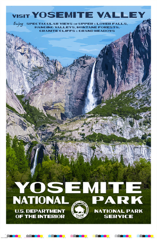 Yosemite National Park - Yosemite Falls - Artist Proof