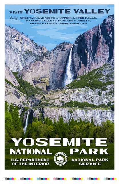 Yosemite National Park - Yosemite Falls - Artist Proof