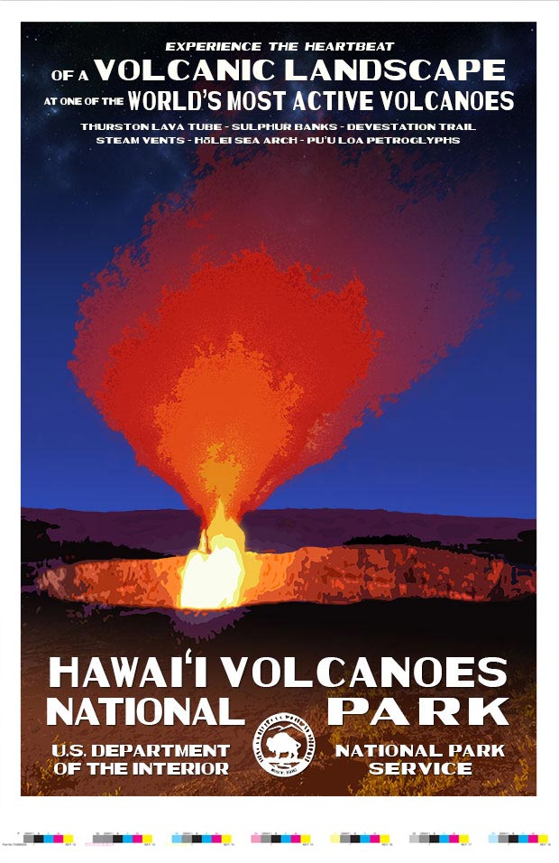 Hawaii Volcanoes National Park Artist Proof