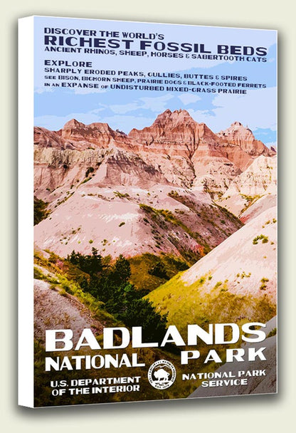 Badlands National Park Canvas Print