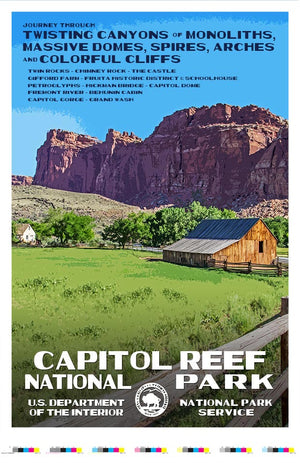 Capitol Reef National Park Artist Proof