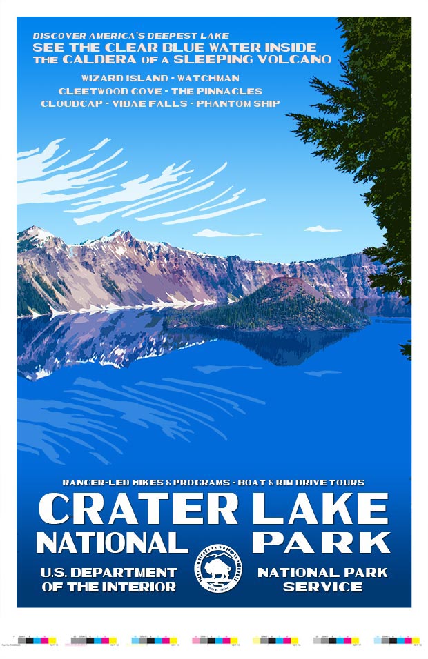 Crater Lake National Park Artist Proof