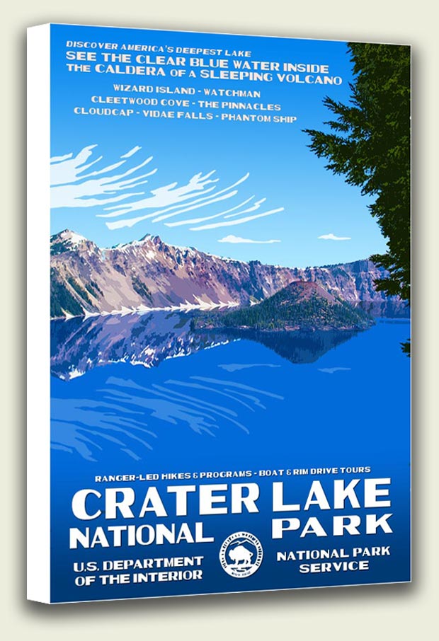 Crater Lake National Park Canvas Print