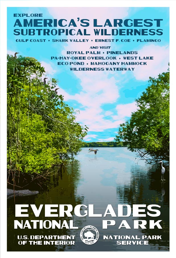 Everglades National Park Poster