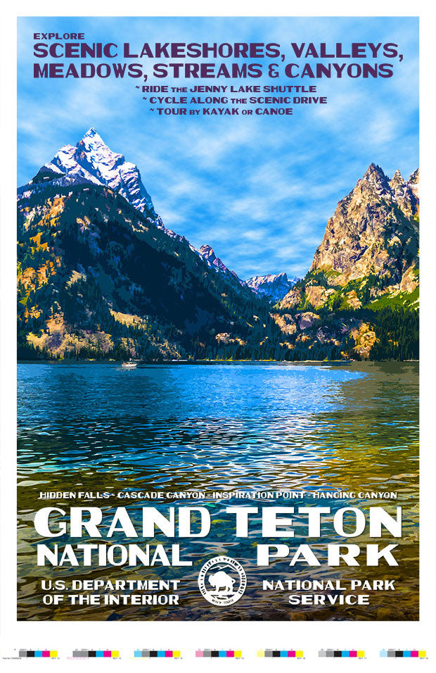 Grand Teton National Park Artist Proof - Jenny Lake