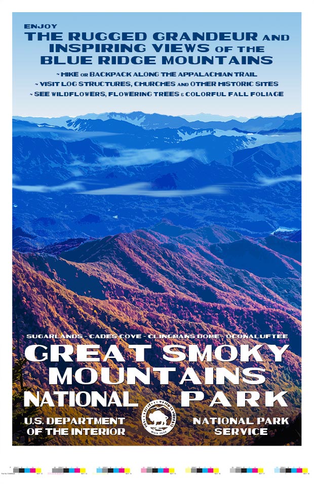 Great Smoky Mountains National Park Artist Proof