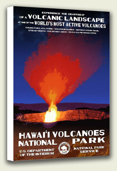 Hawaii Volcanoes National Park Canvas Print