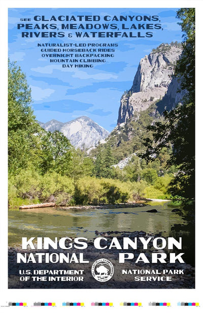 Kings Canyon National Park Artist Proof