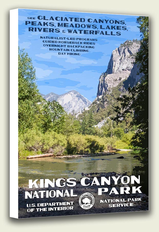 Kings Canyon National Park Canvas Print