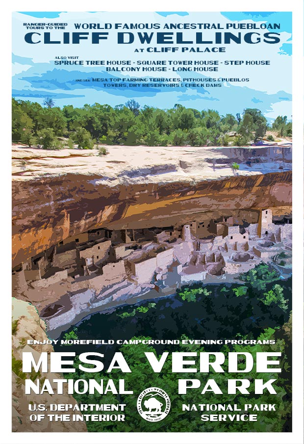 Mesa Verde National Park | Robert B. Decker | National Park Posters