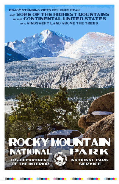 Rocky Mountain (Longs Peak) Artist Proof